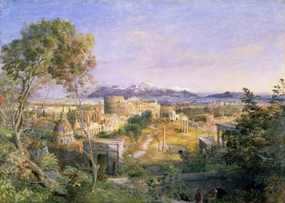 Utsikt över antikens Rom, 1838 av Samuel Palmer