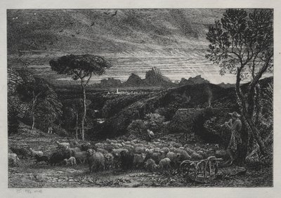 Öppna vecket av Samuel Palmer
