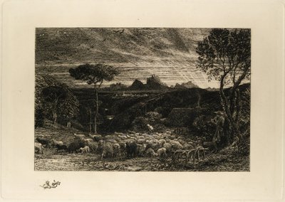 Öppnandet av fållan, eller Tidig morgon av Samuel Palmer
