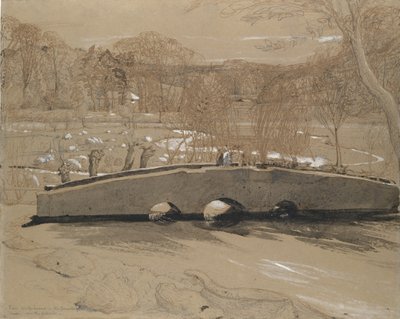 Bron vid Shoreham, ca. 1829. av Samuel Palmer