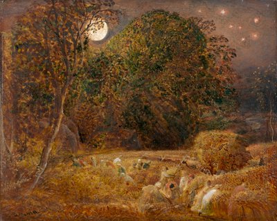 Skördemånen av Samuel Palmer