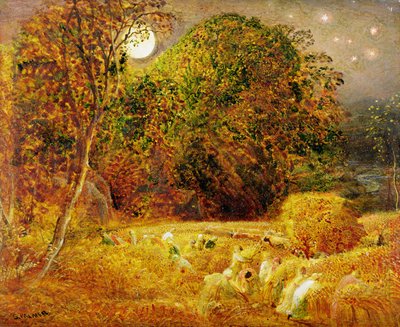 Skördemånen av Samuel Palmer