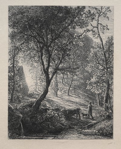Herdsmansstugan, 1850. av Samuel Palmer