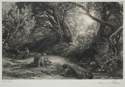 Livets morgon, 1860-1861. av Samuel Palmer