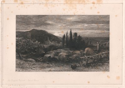 Den stigande månen av Samuel Palmer