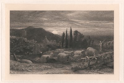 Den stigande månen av Samuel Palmer