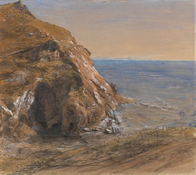 The Rock Slip nära Boscastle av Samuel Palmer