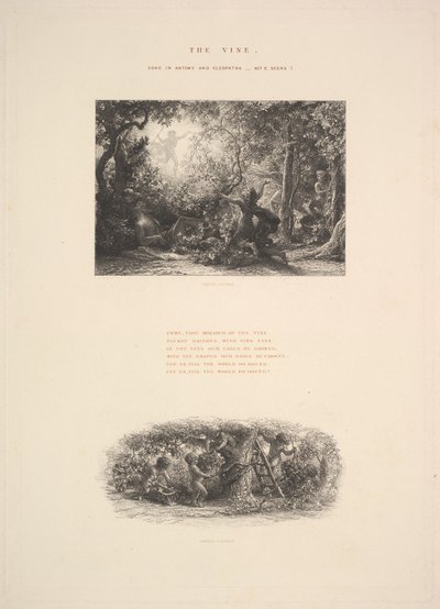 The Vine, eller Plumpy Bacchus, 1880. av Samuel Palmer