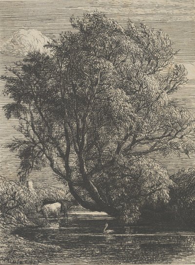 Pilen, 1850. av Samuel Palmer