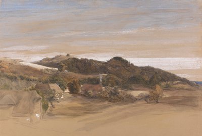 Underriver Hills, nära Sevenoaks, Kent, från Grounds of J. Herries, Esq. av Samuel Palmer