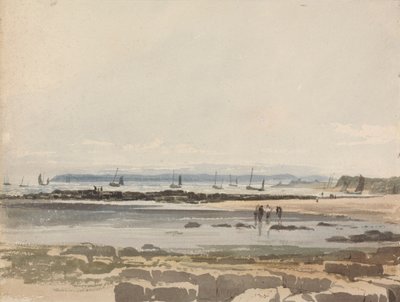 Strandscen av Samuel Prout