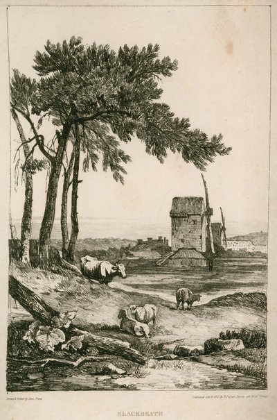 Blackheath, London av Samuel Prout