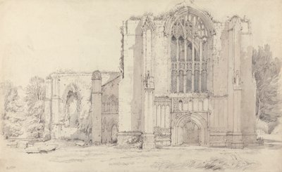 Bolton Abbey av Samuel Prout