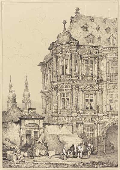 Martinsburg slott, Mainz av Samuel Prout