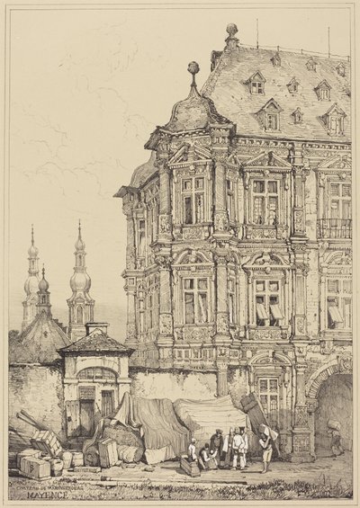 Martinsburgs slott, Mainz av Samuel Prout