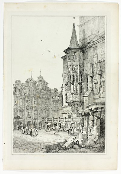Stadshuset, Prag av Samuel Prout