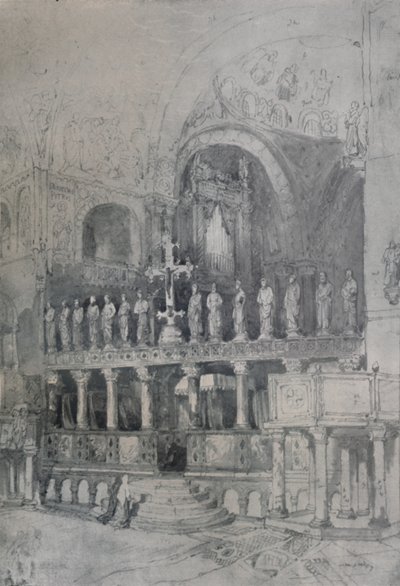 Markus interiör, c1830, 1925. av Samuel Prout