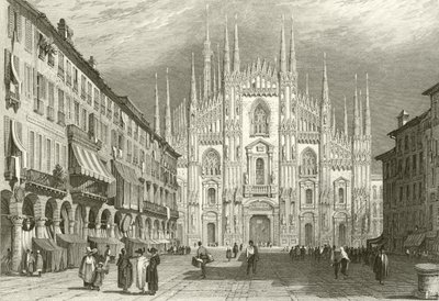 Katedralen i Milano av Samuel Prout
