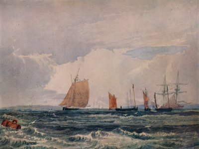 Utanför Plymouth, c1827 av Samuel Prout