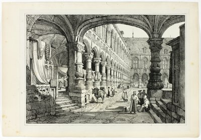 Prinsens palats, Liège av Samuel Prout