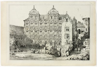 En del av slottet i Heidelberg av Samuel Prout