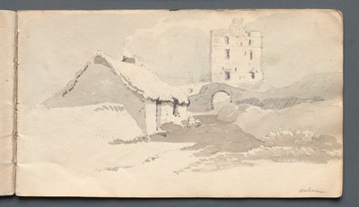 Skissbok: Norham av Samuel Prout