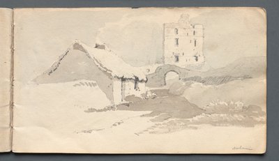 Skissbok: Norham, 1814. av Samuel Prout