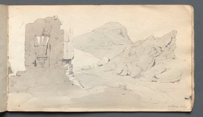 Skissbok: Ruin, 1814. av Samuel Prout