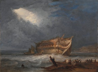 Vraket av Dutton, en ostindiefarare av Samuel Prout