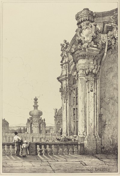 Zwingerpalatset, Dresden av Samuel Prout