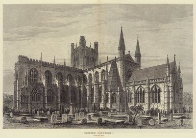 Chester Cathedral (gravyr) av Samuel Read
