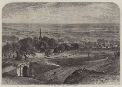 Leadenham, på Lincoln och Honington Railway av Samuel Read