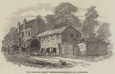 The Half-Way House, mellan Knightsbridge och Kensington av Samuel Read