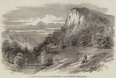 High Tor Tunnel, Matlock, på Manchester, Buxton och Midlands Junction Railway. av Samuel Read