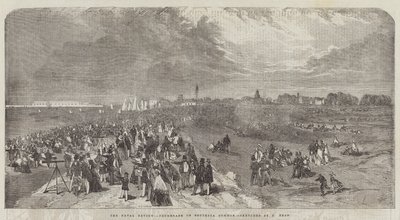 Naval Review, Promenade på Southsea Common av Samuel Read