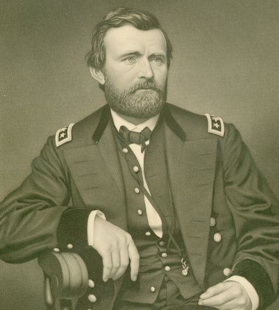 General Ulysses S. Grant (beskuren) av Samuel Sartain