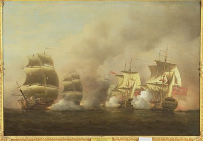 Action utanför Godahoppsudden, 9 mars av Samuel Scott