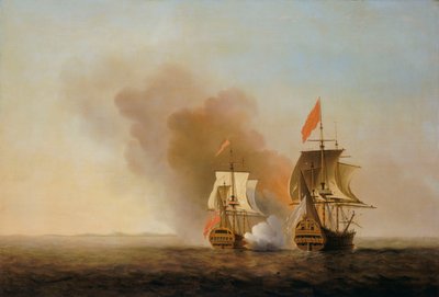 Kapningen av "Nuestra Senora de Cavadonga", ca 1743 (olja på duk) av Samuel Scott