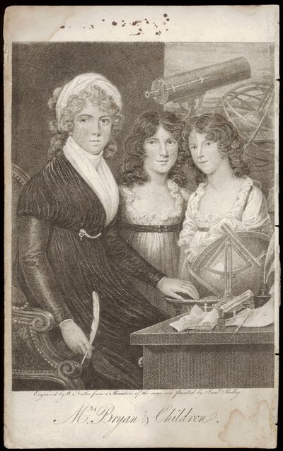 Mrs Bryan och hennes barn av Samuel Shelley