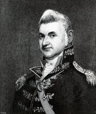 Porträtt av Henry Dearborn (1751-1829) (gravyr) av Samuel Smith Kilburn