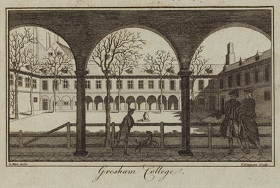 Gresham College i London av Samuel Wale