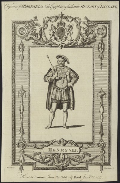 kung Henrik VIII av England av Samuel Wale