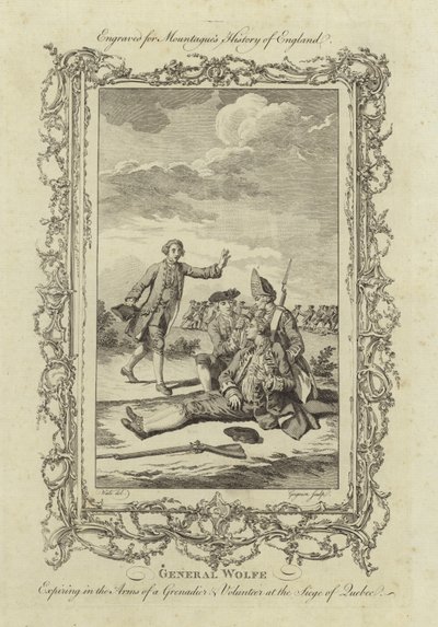 General James Wolfes död av Samuel Wale