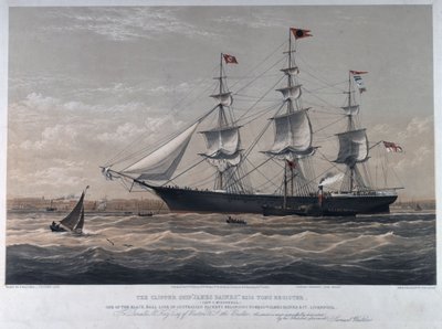 Clipperfartyget "James Baines av Samuel Walters