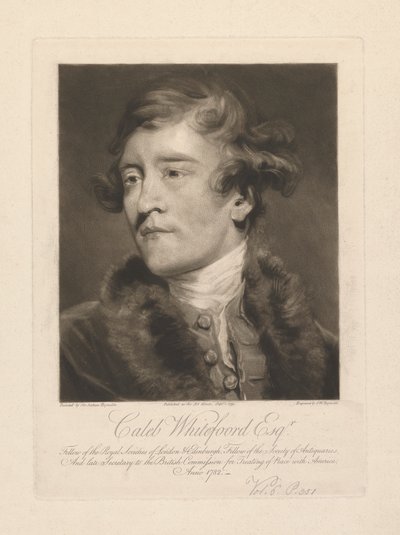 Caleb Whitefoord Esq. av Samuel William Reynolds