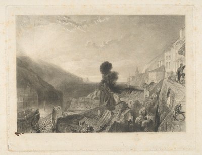 Dartmouth, vid floden Dart av Samuel William Reynolds