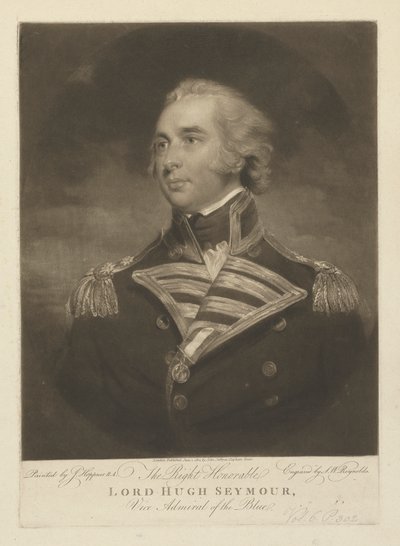 Viceamiral Lord Hugh Seymour av Samuel William Reynolds