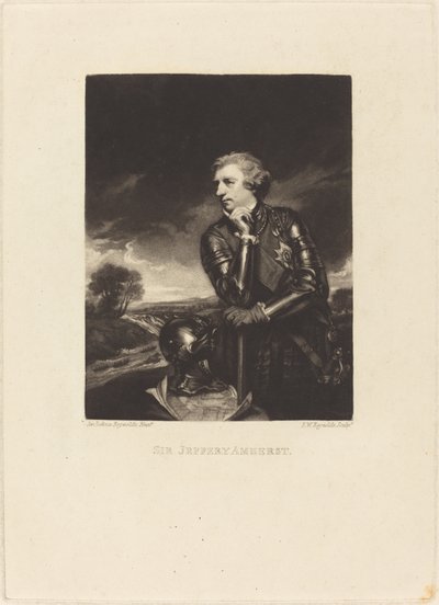 Sir Jeffery Amherst av Samuel William Reynolds I after Sir Joshua Reynolds