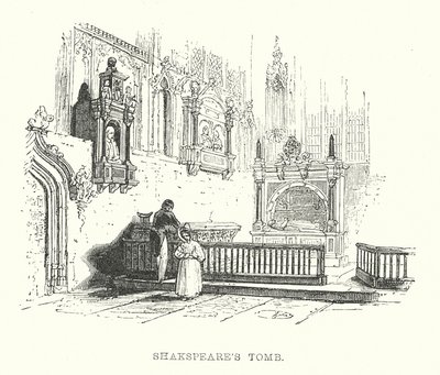 Shakspeares grav (gravyr) av Samuel Williams
