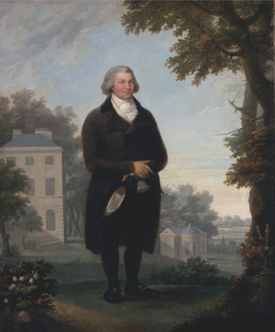 Gentleman in the Grounds of his House av Samuel de Wilde
